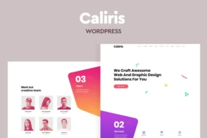 Mua Caliris - Responsive One Page WordPress Theme giá rẻ