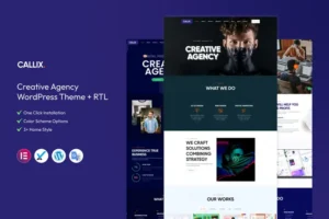 Mua Callix - Creative Agency WordPress Theme + RTL giá rẻ