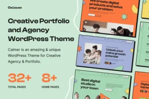 Mua Calmer - Portfolio and Agency WordPress Theme giá rẻ