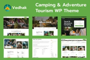 Mua Camping & Adventure Tour WordPress Theme - Vedhak giá rẻ