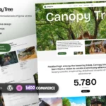 CanopyTree – Elementor Template Kit Treehouse Accommodations