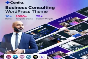 Mua Cantia - Business Consulting WordPress Theme giá rẻ