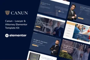 Mua Canun – Lawyer Attorney and Law Firm Elementor Template Kit giá rẻ