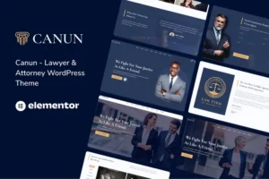 Mua Canun - Lawyer & Attorney WordPress Theme giá rẻ