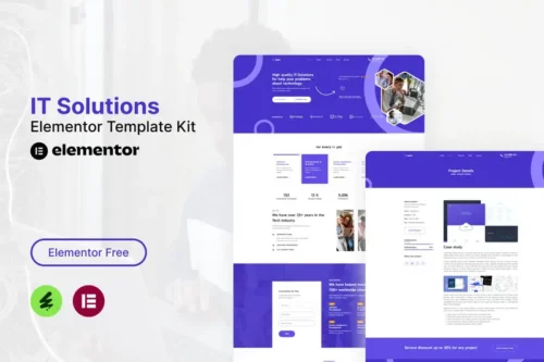Mua Capps - IT Solutions Elementor Template Kit giá rẻ