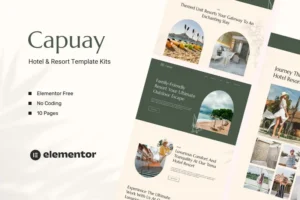 Mua Capuay - Hotel & Resort Elementor Template Kit giá rẻ