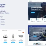 Car Wash Service WordPress Theme – Autoglow