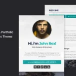 Cards – Resume & Portfolio WordPress Theme
