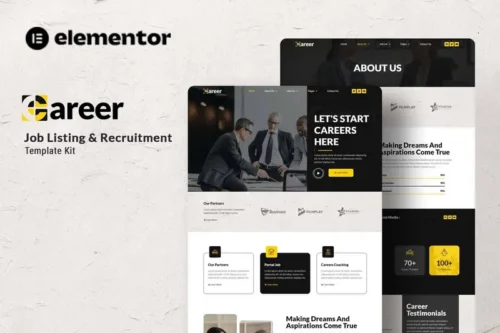 Mua Career - Job Recruitment Elementor Template Kit giá rẻ