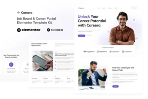 Mua Careera - Job Board & Career Portal Elementor Template Kit giá rẻ