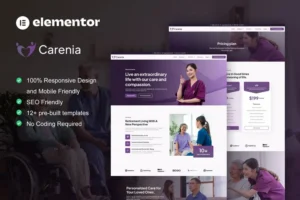 Mua Carenia - Home Care & Private Nursing Services Elementor Template Kit giá rẻ