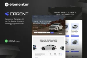 Mua Carent – Car Rental Business & Auto Dealer Elementor Template Kit giá rẻ