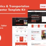 CargoAlfa – Logistics & Transportation Services Elementor Pro Template Kit