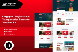 Mua Cargopro - Logistics & Transportation Elementor Pro Template Kit giá rẻ