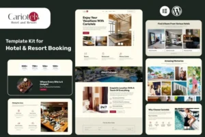 Mua Cariotels – Luxury Hotel & Resort Elementor Template Kit giá rẻ