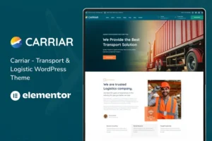 Mua Carriar - Transport & Logistic WordPress Theme giá rẻ