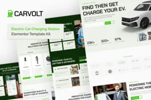 Mua Carvolt - Electric Car Charging Station Elementor Template Kit giá rẻ