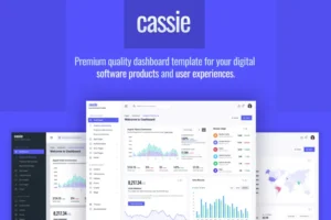 Mua Cassie Responsive Bootstrap 4 Dashboard Template giá rẻ