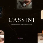 Cassini – Hair Salon & Barber Shop WordPress Theme