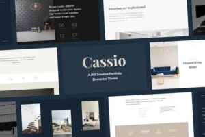 Mua Cassio – Creative AJAX Elementor Theme giá rẻ