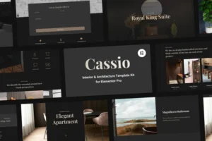 Mua Cassio - Interior & Architecture Elementor Pro Template Kit giá rẻ