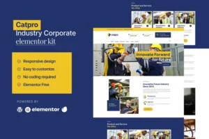 Mua Catpro - Industry Corporate Elementor Template Kit giá rẻ
