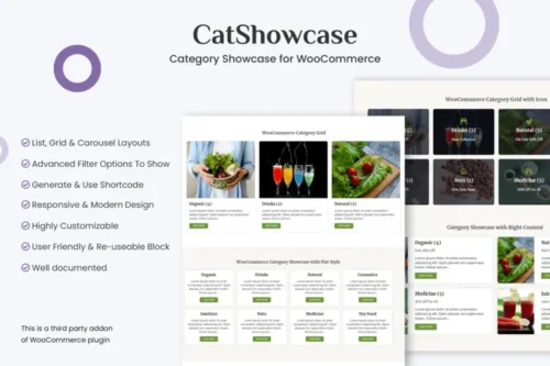 Mua CatShowcase - Category Showcase for WooCommerce giá rẻ