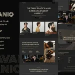 Cavanio – Barbershop & Hair Studio Elementor Template Kit