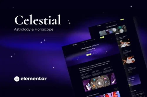 Mua Celestial - Astrology & Horoscope Elementor Template Kit giá rẻ