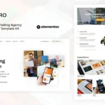 Centro – Digital Marketing Agency & Portfolio Elementor Template Kit