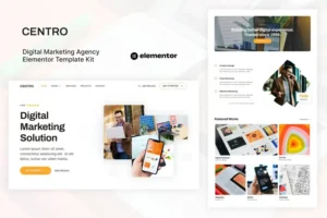 Mua Centro - Digital Marketing Agency & Portfolio Elementor Template Kit giá rẻ