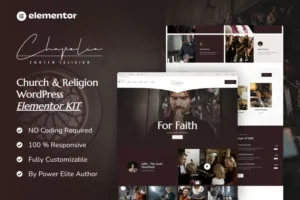 Mua Chapelia - Church & Religion Elementor Pro Template Kit giá rẻ