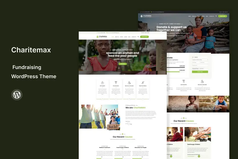 Mua Charitemax - Fundraising WordPress Theme giá rẻ