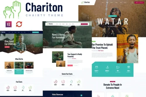 Mua Chariton - NonProfit Charity WordPress Theme giá rẻ