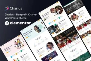 Mua Charius - Nonprofit Charity WordPress Theme giá rẻ
