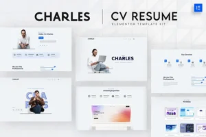 Mua Charles - CV Resume Elementor Template Kit giá rẻ