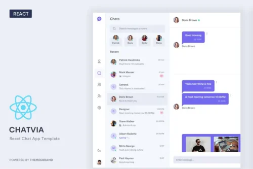 Mua Chatvia - React Chat App Template giá rẻ