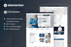 Mua ChiroEase - Chiropractic & Physiotherapy Elementor Template Kit giá rẻ