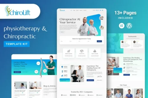 Mua Chirolift - Physiotherapy & Chiropractic Elementor Template Kit giá rẻ