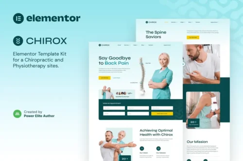 Mua Chirox – Chiropractic & Physiotherapy Elementor Template Kit giá rẻ