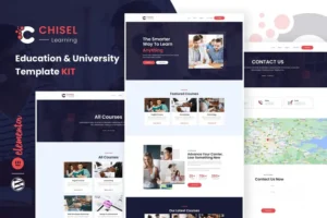 Mua Chisel - Education & University Elementor Template Kit giá rẻ