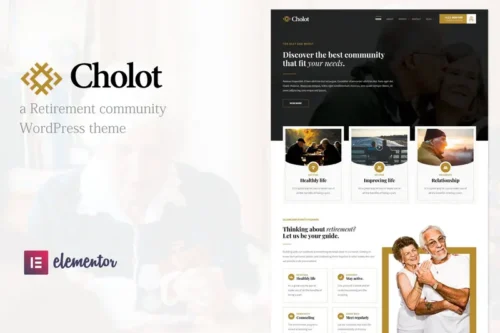 Mua Cholot - Retirement Community WordPress Theme giá rẻ