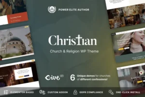 Mua Christian - Church WordPress Theme giá rẻ