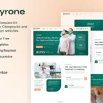 Chyrone – Chiropractic & Physiotherapy Elementor Template Kit