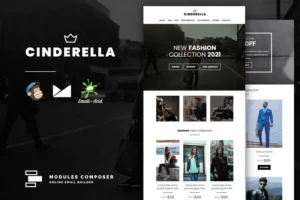 Mua Cinderella - E-commerce Responsive Email Template giá rẻ
