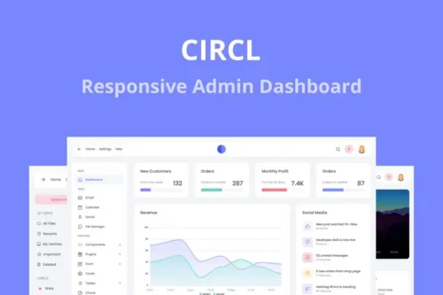 Mua Circl - Responsive Admin Dashboard Template giá rẻ