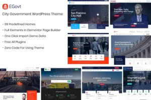 Mua City Government WordPress Theme - Egovt giá rẻ