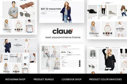 Mua Claue - Clean, Minimal Elementor WooCommerce Them giá rẻ