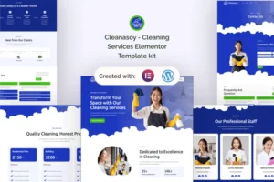 Mua Cleanasoy - Cleaning Services Elementor Template kit giá rẻ