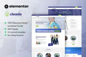 Mua Cleanie - Cleaning Service Company Elementor Template Kit giá rẻ